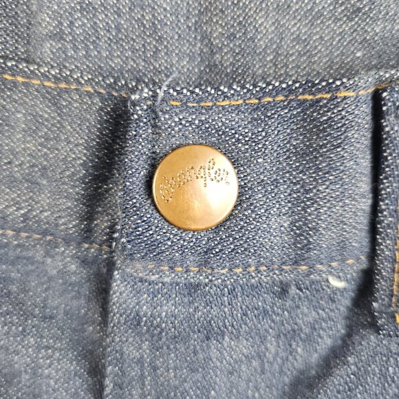 Vintage 80's Wrangler Jeans Boys 10 Regular Blue Bootcut No Fault Denim USA Made - Picture 8 of 11